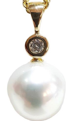 12mmS/S18KYG BEZEL SET 0.11ct