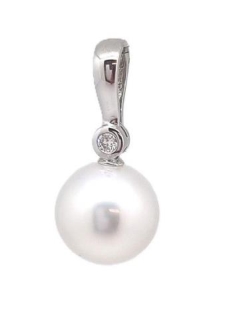 12mmS/SEA 18KWG ENHANCR 0.06ct