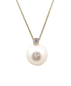 12mm S/SEA,18KYG,0.16ct SLIDER, 42+3Chain